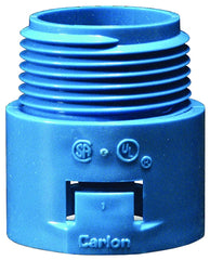 Carlon A243E-CAR Conduit Adapter, 3/4 in MPT, 1.54 in L, PVC, Blue