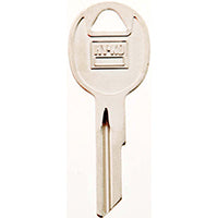 Hy-Ko 11010RA3 Automotive Key Blank, Brass, Nickel, For: AMC Vehicle Locks, RA3 Key Number