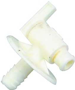US Hardware RV-394C Water Spigot, Plastic, White