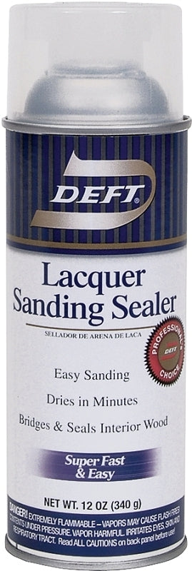 Deft 015-13 Sanding Sealer, Liquid, 12 oz, Aerosol Can