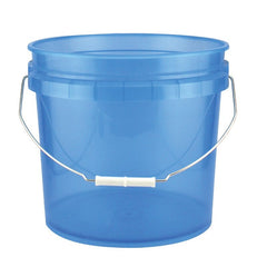 Leaktite-IPL Plastics 1123013 Translucent Pail, 3.5 gal Capacity, HDPE