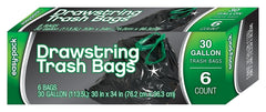 1321 BAG TRSH W/ DRSTG 6CT 30G