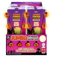 Hometown Holidays 70233 Jumbo Flashing Pumpkin Necklace, 9 -Lamp, LED Lamp