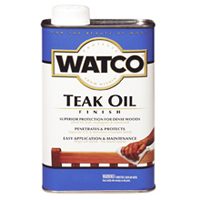 Watco 67132 Teak Oil Finish, Liquid, 1 gal, Can