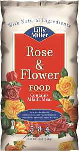 Lilly Miller 100099131 Rose and Flower Food, 16 lb Bag, Solid, 5-8-4 N-P-K Ratio