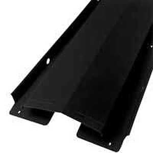Lomanco LomanCool VUR10B Ridge Vent, 10 ft L, Aluminum, Black