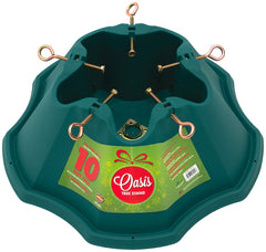 Jack-Post 522-ST Natural Tree Stand, 8-1/4 in H, Plastic, Green