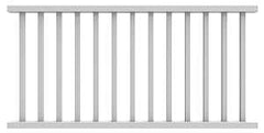 Xpanse Select 73012418 Rail Kit, 6 ft L Actual, Square Profile, Vinyl, White