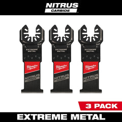 Milwaukee NITRUS CARBIDE 49-25-1563 Oscillating Multi-Tool Blade, 1-3/8 in D Cutting, Carbide