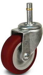 Dh Casters C-LI30GRPUS Swivel Caster, 3 in Dia Wheel, 1 in W Wheel, Polyurethane Wheel, 125 lb