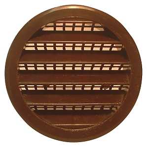 Maurice Franklin PLB-100 1 Screen Louver, 1.2 in W, Polypropylene, Brown