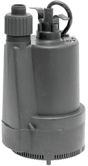 Superior Pump 91330 Submersible Utility Pump, 4.1 A, 120 V, 0.33 hp, 1-1/4 in Outlet, 40 gpm, Thermoplastic Impeller