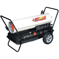 Reddy Heater Kerosene Forced Air Heater, 13 gal Fuel Tank, Kerosene/Diesel, 140000/180000 Btu, Red