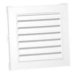 Duraflo 626045-00 Gable Vent, 16.8 in L, 16.8 in W, Square, White