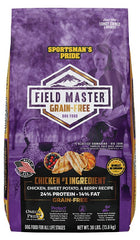 Sportsman's Pride Field Master 10167 Dog Food, Small, Medium, Large Breed, Dry, Berry, Chicken, Sweet Potato, 30 lb