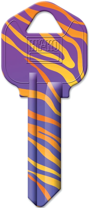 Hy-Ko 16010KW1-02 Key Blank, Solid Brass, Painted, For: Kwikset KW1, Titan KW10 Keyways