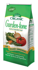Espoma Organic Garden-Tone GT4 Organic Plant Food, 4 lb Bag, Granular, 3-4-4 N-P-K Ratio