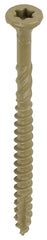 GRK Fasteners 20903 Deck Screw, #9 Thread, 3 in L, Coarse Thread, Countersunk Head, Star Drive, Steel, Polymer