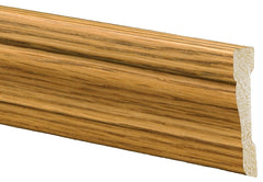 Inteplast Group 43520700802 Casing Moulding, 2-3/8 in W, 11/16 in H, Polystyrene, Ultra Oak