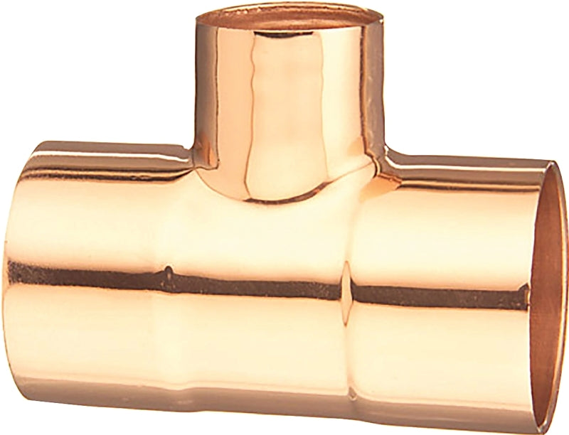 EPC 111R Series 32918 Reducing Pipe Tee, 1-1/2 x 1-1/2 x 3/4 in, Sweat, Copper