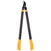 Landscapers Select GL4011 Bypass Lopper, 1-1/4 in Cutting Capacity, Steel Blade, Steel Handle, Cushion Grip Handle