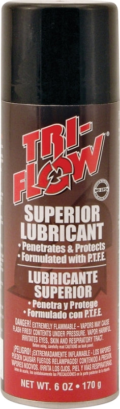 Tri-Flow TF20005 Lubricant, 6 oz Aerosol Can, Liquid