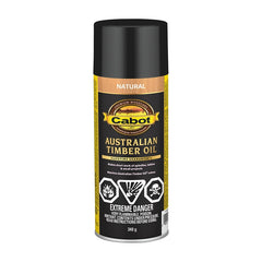 Cabot Australian Timber Oil 142.0003400.076 Wood Stain, Transparent, Natural, Liquid, 12 oz, Spray Can