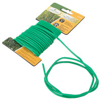 Landscapers Select 10575 Wire Rubber, 25 ft L, Rubber-Coated Flex Steel Wire, Green