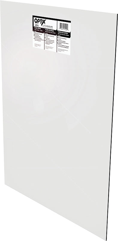 Plaskolite 11G0788A Plexiglass Flat Sheet, 36 in L, 30 in W, 0.1 in Thick, Clear