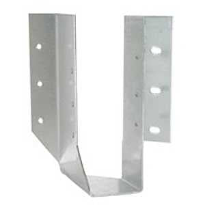 MiTek SKH210R-TZ Skewed Joist Hanger, 9-1/4 in H, 1-7/8 in D, 1-9/16 in W, 2 in x 10 to 14 in, Steel, Zinc