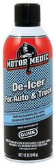 Motor Medic DE1 Windshield De-Icer, 12 oz, Liquid, Alcohol