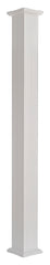 AFCO 800AC610 Column, 10 ft H, Square, Aluminum, White