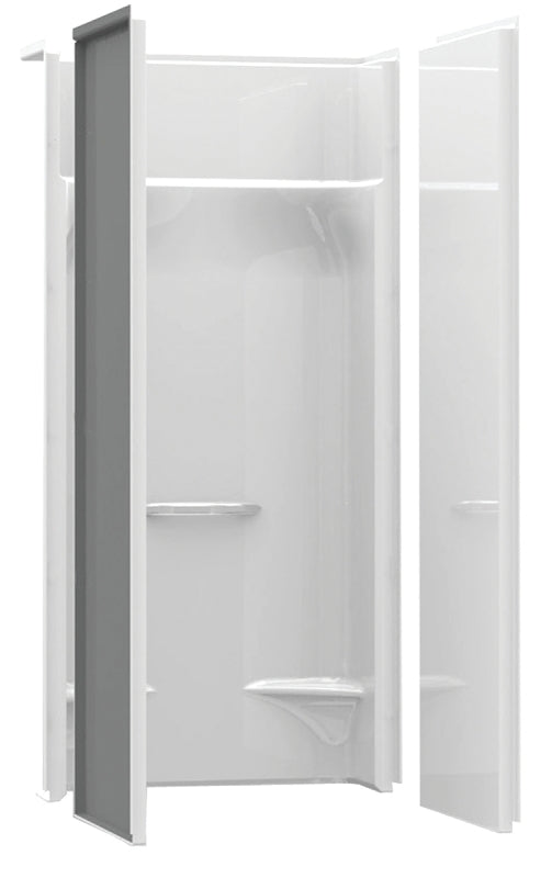 Maax 148067-000-002290 Shower Wall Kit, 32 in L, Fiberglass