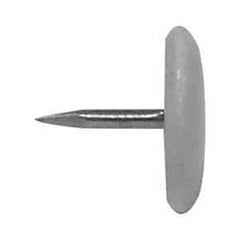 Reliable TTBK438MR Thumb Tack, 3/8 in L, Steel, Black