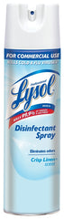 Lysol 74828 Disinfectant, 19 oz, Liquid, Crisp Linen, Clear/Water White