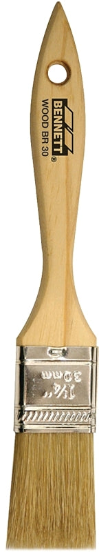 BENNETT WOOD BR 30 Paint Brush, 1-1/4 in W