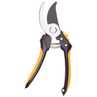 Landscapers Select GP1408 Pruning Shear, 1/2 in Cutting Capacity, Steel Blade, Aluminum Handle, Cushion-Grip Handle