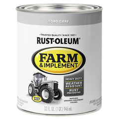 Specialty 280154 Farm Equipment Paint, Gloss, Ford Gray, 1 qt