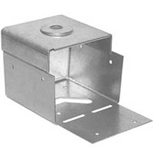 MiTek PA44-TZDP Post Anchor, 4 x 4 in Post/Joist, Steel, Zinc