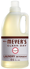 Mrs. Meyer's Clean Day 14531 Laundry Detergent, 64 oz Bottle, Liquid, Lavender