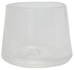 Shepherd Hardware 6210 Leg Tip, Round, Plastic, Clear, 3/4 in Dia, 3/4 in H