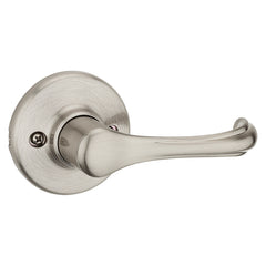 Kwikset 488DNL 15 Half Dummy Door Lever, Satin Nickel, Zinc, Residential, Reversible Hand, 3 Grade