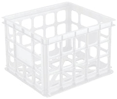 MILK CRATE 15X13X10 WHT