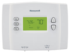 Honeywell RTH2300B1046/E1 Programmable Thermostat, 120 to 240 V, Backlit Display, White