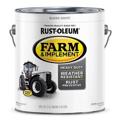 Specialty 280166 Farm Equipment Paint, Gloss, Gloss White, 1 gal