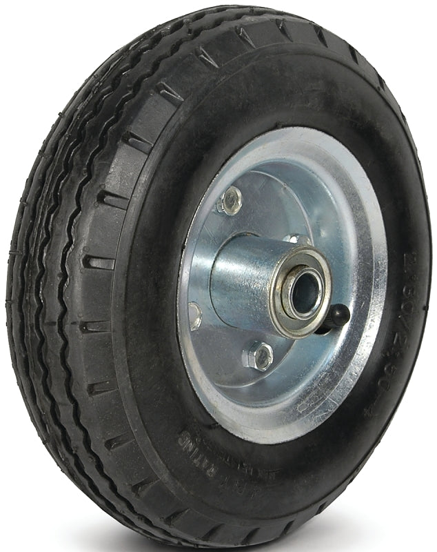 Dh Casters W-PN08250RC Pneumatic Wheel, 5/8 in Dia Hub