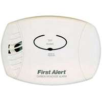 First Alert 1039730 Carbon Monoxide Alarm, 85 dB, Alarm: Audible Beep, Electrochemical Sensor, White