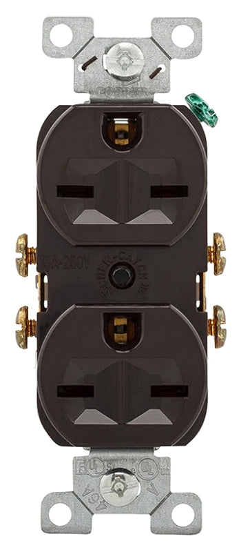 826B-BOX RCPT DPLX 15A 250V BR