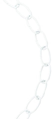 BARON 4002 Decorator Chain, #10, 40 ft L, 45 lb Working Load