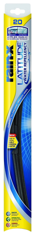 Rain-X Latitude 5079277-2/5079277 Winter Wiper Blade, 20 in, Curved Blade, Rubber